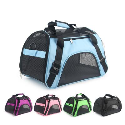 China Outdoor Portable Folding Cross-Launched Breathable Travel Tote Bag Cat And Dog Pet Bag for sale