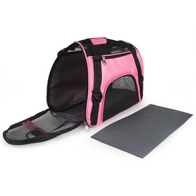 China Outdoor Portable Folding Cross-Launched Breathable Travel Tote Bag Cat And Dog Pet Bag for sale