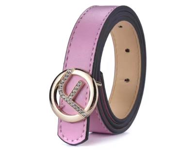 China Fashion.Casual luxury 80 cm children small belt with fashionable letters and 2-8 years old boys and girls designer belts for sale