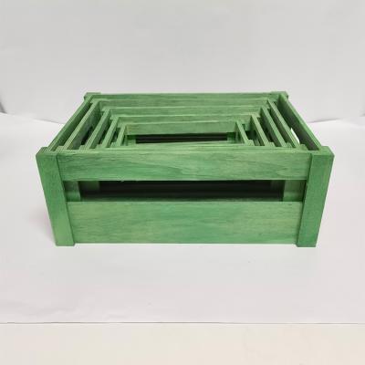 China Eco - Friendly Cheap Wholesale Custom Wooden Crate Boxes For Fruit for sale