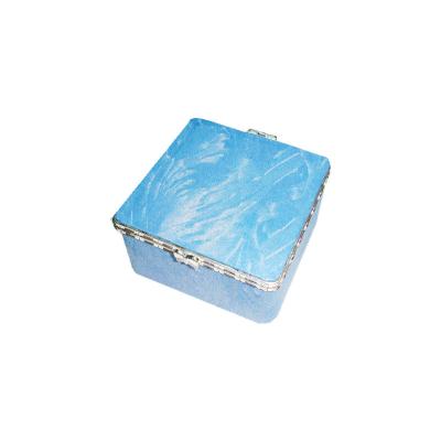 China Exquteisi Handmade Wholesale Classic Baby Blues Manufacturer Paper Box Cosmetic Packaging Case for sale