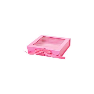 China Handmade Hot Selling Creative Clear Jewelry Window Paper Packaging Box for sale