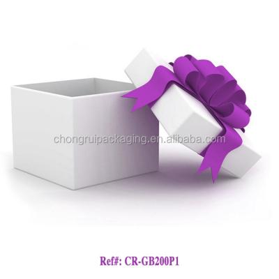 China Handmade Elegant Small X'mas Cardboard Gift Boxes for sale