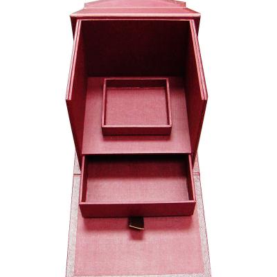 China Recyclable and luxury style luxury jewelry collection gift box with magnet lid for sale