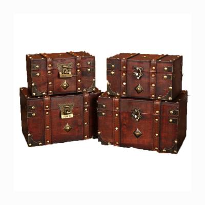 China Viable can be customized retro large-capacity dress-up toys home storage box for sale