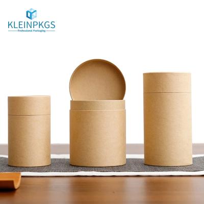 China Recyclable Glossy Aluminum Round Cylinder Top Cylinder Round Gloss Tube Box Tissue Packing Box Wood Box for sale