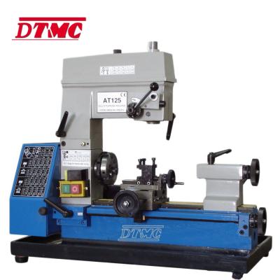 China Machinery Repair Shops Combination Turn / Lathes Universal Multifunction Machine AT125 Milling / Drilling Machine Mini for sale