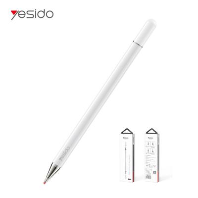 China Mobile Phone 2 in 1 Stylus Pen Tablet Notebook Active Capacitive Drawing Writing Stylus Pencil with Pen Tip For Apple Android Ipad for sale