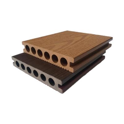 China Modern LYXK  138*23mm Wpc Decking Floor Outdoor Wood Decking for sale