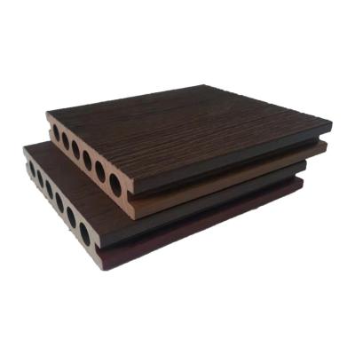 China Modern LYXK 138*23mm Wpc Decking Floor Outdoor Composite Solid Decking for sale