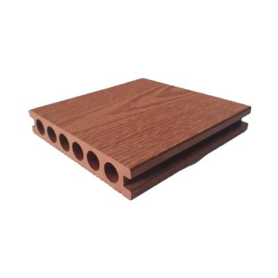 China Modern LYXK Red sandalwood 140*25 mm Wpc Outdoor Wooden Flooring for sale