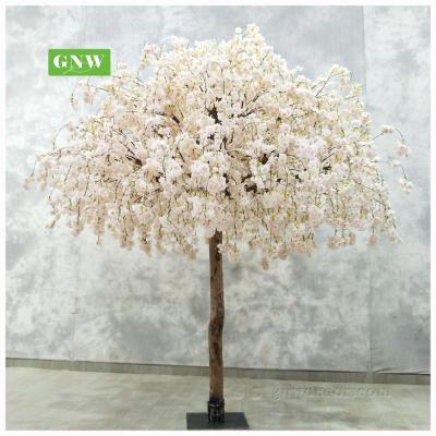 China Artificial Flower Willow Big Decoration Large Tree Cherry Blossom Plants Trees Indoor Silk Flower for sale