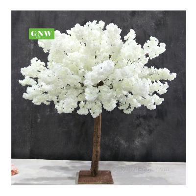 China Artificial Flower GNW BLS1707007 Wedding Arrivals Silk White Cherry Blossom Tree Table Centerpieces for sale