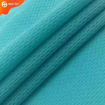 China Manufacturer dri fit 75D 100%polyester anti-static bird mesh eyelet microfiber fabric in circular knitting for sale