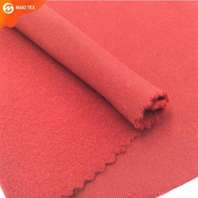 China 75D Anti-Static Factory Plain Dyed Ready Goods Micro 100 Polyester Fleece Interlock Scuba Fabric for sale