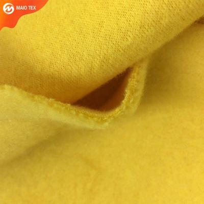 China Antistatic Warm-keeping Knit 100% Cotton French Terry To Shear Fabric For Blankets for sale