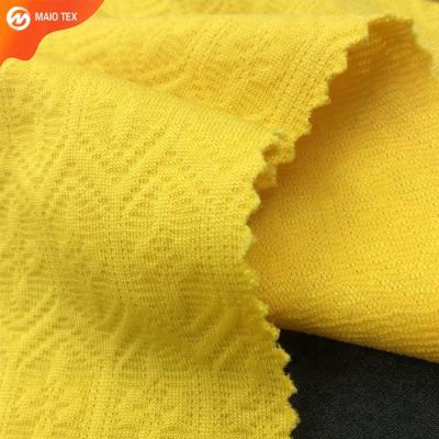 China Anti Pill Knit Manufacturer Polyester Spandex Dobby Jacquard Ball Fabric For Bows for sale