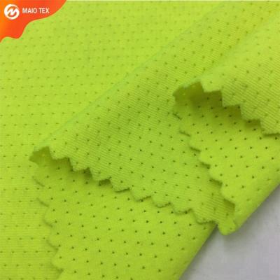 China Stretch triangle moisture wicking 4 way stretch 95%polyester 5%spandex mesh fabric for sportswear for sale