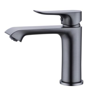 China Metered Faucets Single-Hole Single-Stem Basin Mixing Faucet Basin Faucet for sale