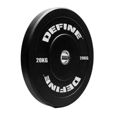 China Eco - Friendly Black Rubber Weight Plate Bumper Plate for sale