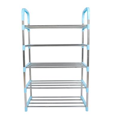 China Low Price Adjustable Hot Sale Metal Stainless Shoe Rack (Others) Outdoor Shoe Racks For Shops for sale