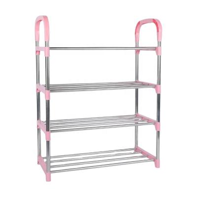 China New Style Modern Factory Supply Stainless Shoe Rack Shoes Storage Rack Organizer For Shoes for sale