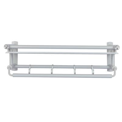 China Fashion Bathroom Accessories Promotional Aluminum Towel Rack Bathroom Shelf Towel Rack for sale