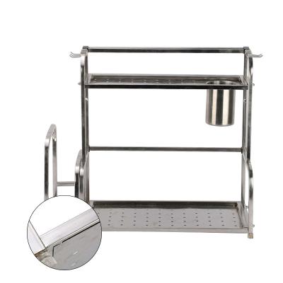 China Today's Viable Business Stainless Steel Kitchen Shelf Spice Storage Shelves Spice Displat Rack for sale