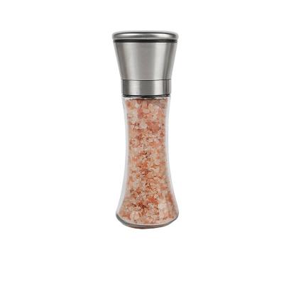 China Sustainable Manufacturers Promote Single Glass Flavoring Bottle Manual Spices Grinder for sale