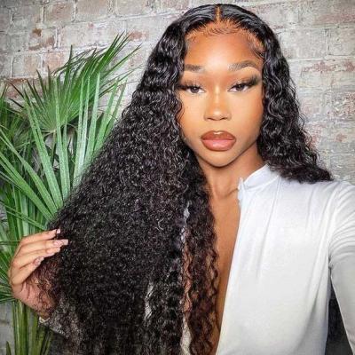 China Other Brazilian Unprocessed Brazilian Virgin Hair Full Lace Wig Vendor Transparent Loose Loose Deep Wave Wig 4x4 Lace Front Closure Wholesale for sale