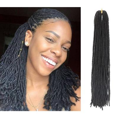 China 2022 New ONST Long Sister Locs Afro Pre Loop Crochet Box Braids Synthetic Hair For Women Faux Soft Locks Crochet Hair XP-02 for sale