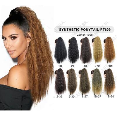 China Other Long Synthetic Drawstring Ponytail Extension 22