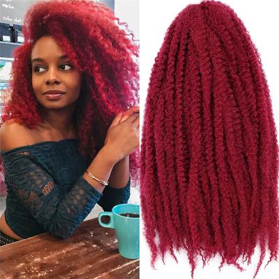 China Afro Twist Crochet Braid Hair Silky Curly Kinky Curly SmartBraid Synthetic Fiber Braids Extension Wholesale for sale