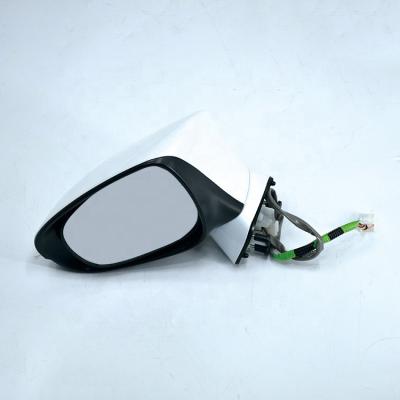 China Brighter And Safer Side Mirror Auto Mirror With Turn Signal With Heater With Folding With Footwell Light For Toyota For LEXUS CT200 ZWA10 7 Line for sale