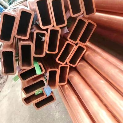 China State or Refrigerator Square Copper Pipe / Tube ASTM C11000 C10200 10*10 20*20 30*30 50*50 75*75 mm Air for sale