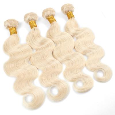 China Brazilian Body Wave Hair Weave Bundles 613 Blonde Hair Bundles Body Wave Extensions 3/4 Bundle Remy Hair for sale