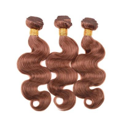 China Body Wave Hair Weave 10-24 Inch Brazilian Hair Weave Bundles Weave Non-Remy Hair For Black Women 30# BW for sale