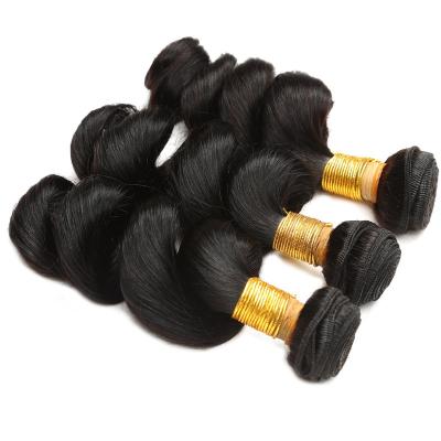 China Brazilian Loose Wave Bundles 100% Hair Bundles Buy 3-4 Loose 100g Bundles for sale