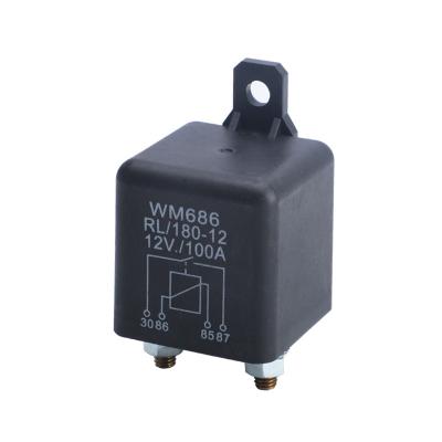 China Automotive Electronics WM686 Compressor 12V 24V 100A 120A Dual Electric Start Relay For Car for sale