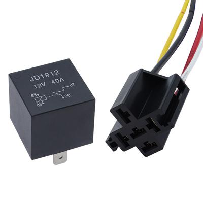 China Practical 12V 4pin 24V JD1912 car relay with socket and relay spider 124 (348_) for sale