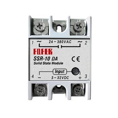 China Sealed DC Controlled AC Single Phase 10DA 25DA 40DA 50DA 60DA 75DA 80DA 100DA Solid State Relay for sale