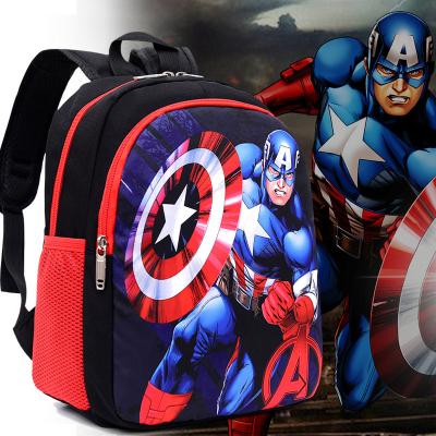 China Waterproof Oxford Cloth Spider-Man Iron Man Captain America Marvel Kids School Bags for Boys Children's Backpack Student for sale