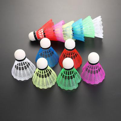 China Children's 12pcs/barrel Color Foam Ball Head Plastic Ball Kids Badminton for sale