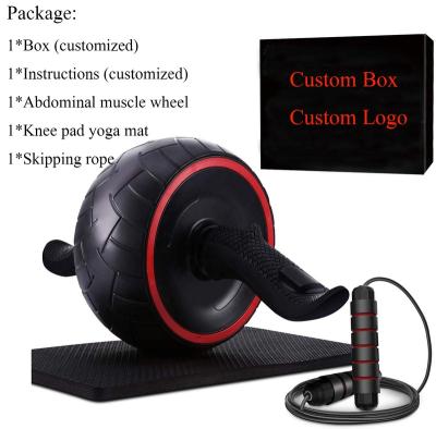 China Need To Be Weighted Weighted Mat Set Bearing Steel Heavy Weighted Fitness Wheel Abdominal Roller Jumping Abdominal Roller Box User Manual Knee Yoga Jump Rope for sale