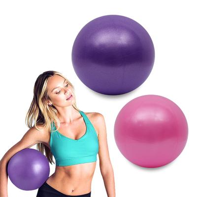 China Durable Antiburst Fitness Gym Mini Pilates Exercise Stability Ball Natural Rubber Custom Printed Massage 25cm Yoga Ball for sale