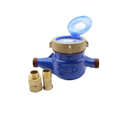 China Long life mechanical dn20 water meter with multi jet cast water meter for sale