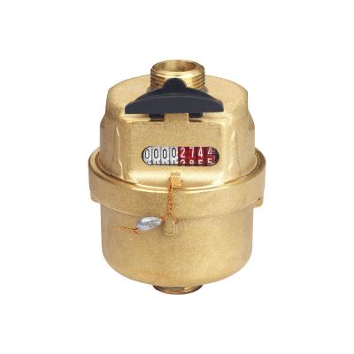 China High Precision Household DN15 Brass Mechanical Volumetric Water Meter for sale