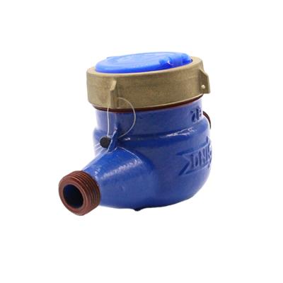 China China Long Life 15mm Interface Brass Multi-jet Cold Water Dry Meter for sale