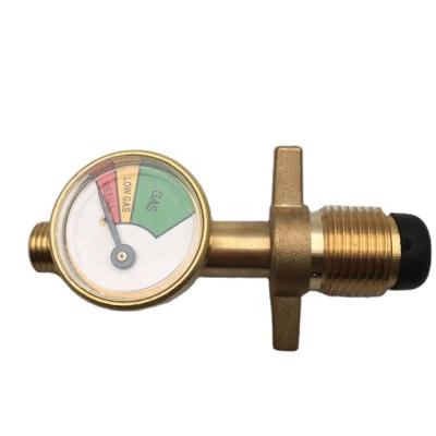 China SKA-002 35mm Brass Diaphragm Pressure Gauge LPG Gas Pressure Gauge With Brass Fittings 35mm for sale