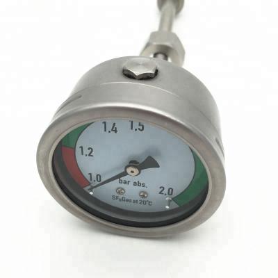 China high quality Medium-voltage equipment/SF6 SF6 gas pressure gauge for electric power company for sale